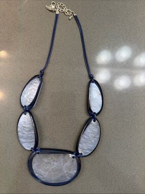 Style & Co. Blue Resin Statement Necklace